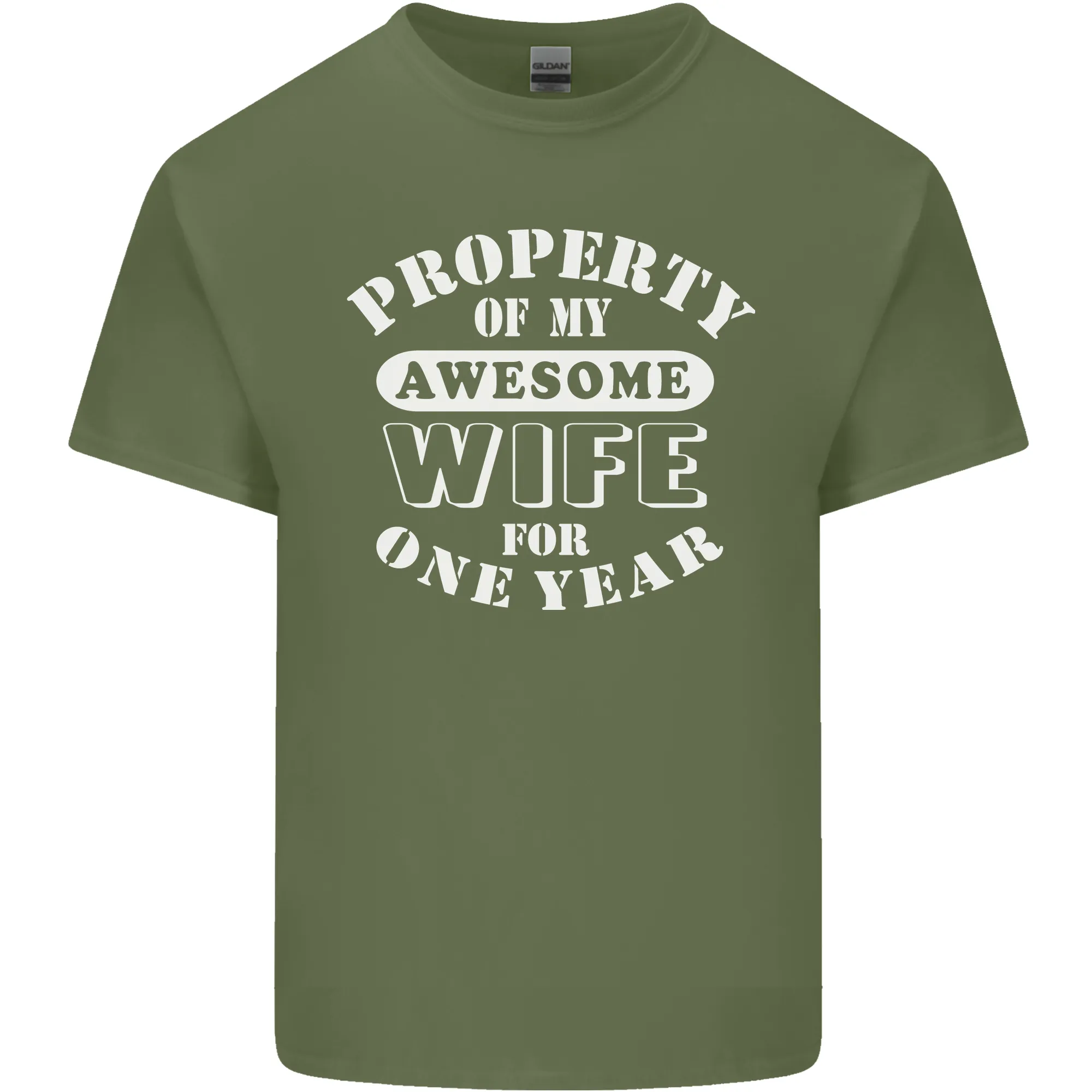 1 Year Wedding Anniversary 1st Funny Wife Mens Light Cotton T-Shirt