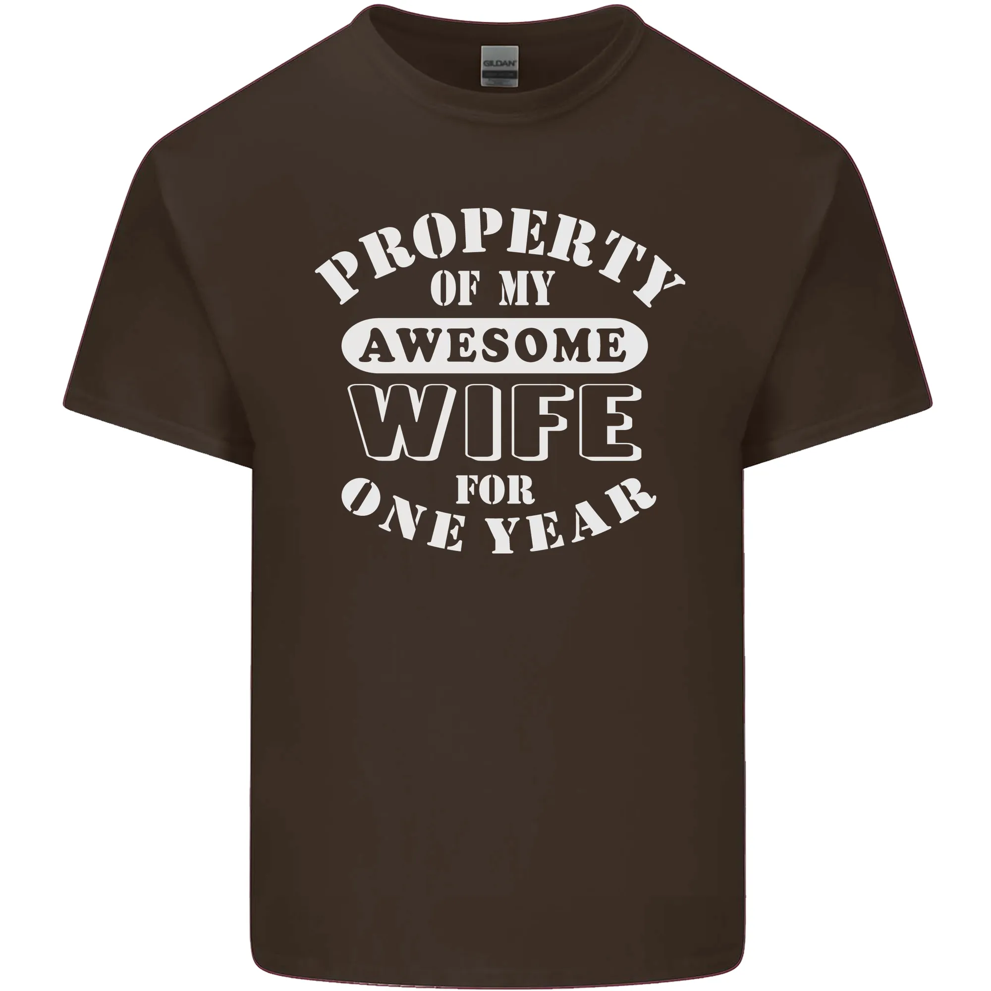 1 Year Wedding Anniversary 1st Funny Wife Mens Light Cotton T-Shirt