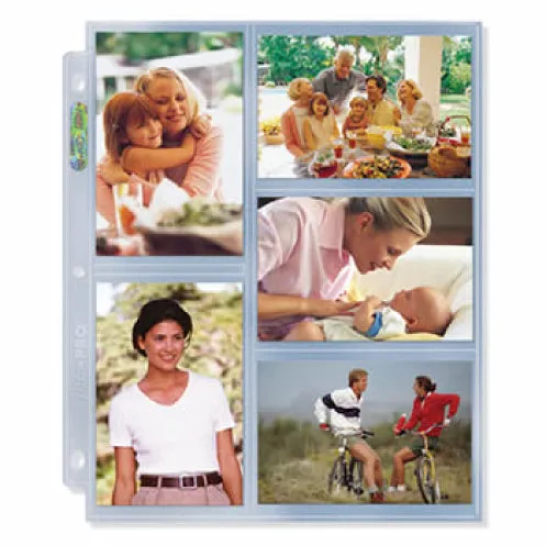 3-Hole Photo Pages for 3.5" x 5.25" Prints