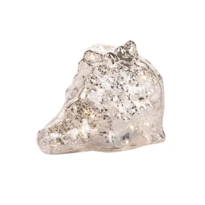 7.25 in. LED Clear Glass Conch Shell