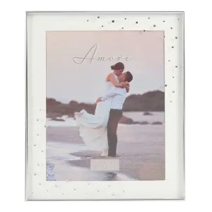 8x10 Silver Plated Box Photo Frame - Amore (Widdop)
