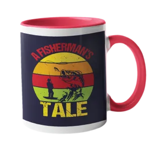 A fisherman's Tale, fishing humour Mug