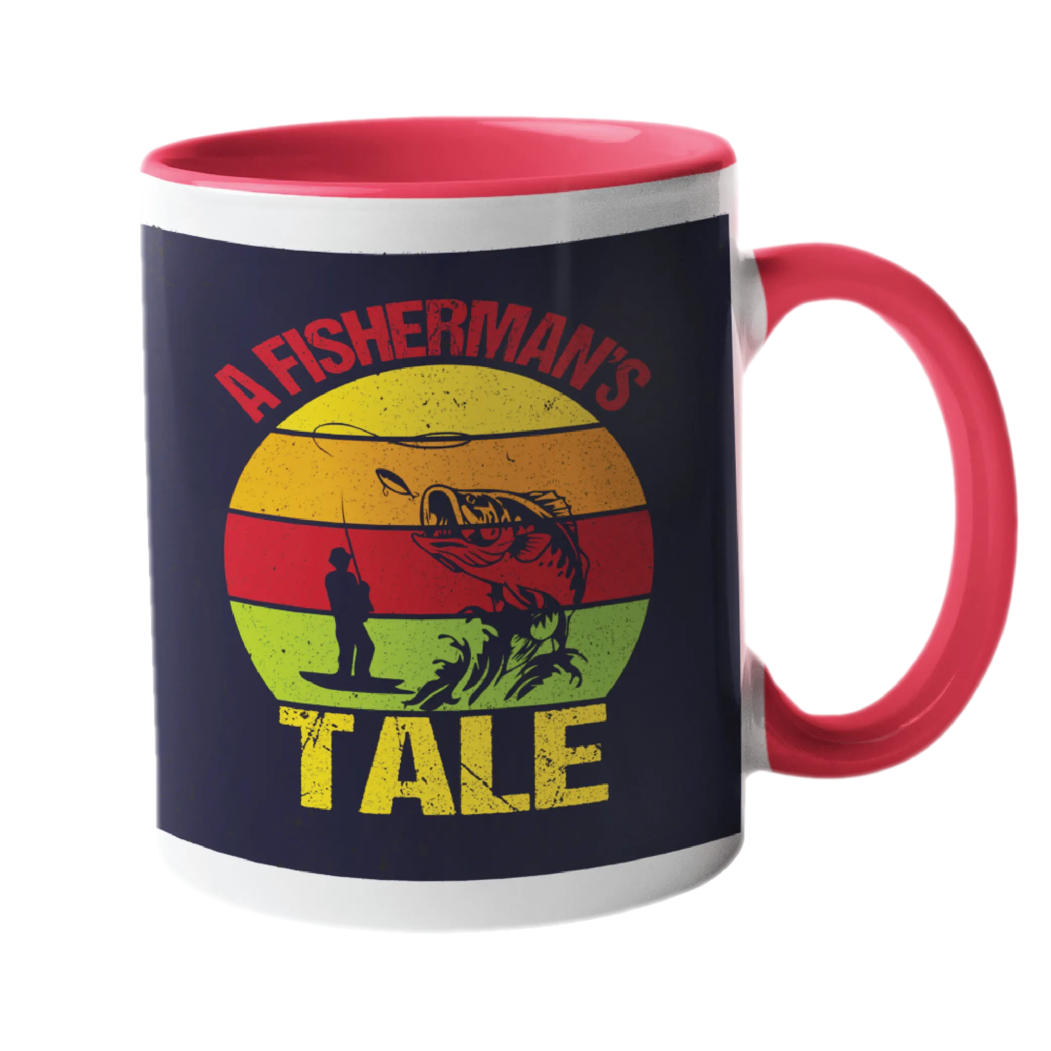 A fisherman's Tale, fishing humour Mug