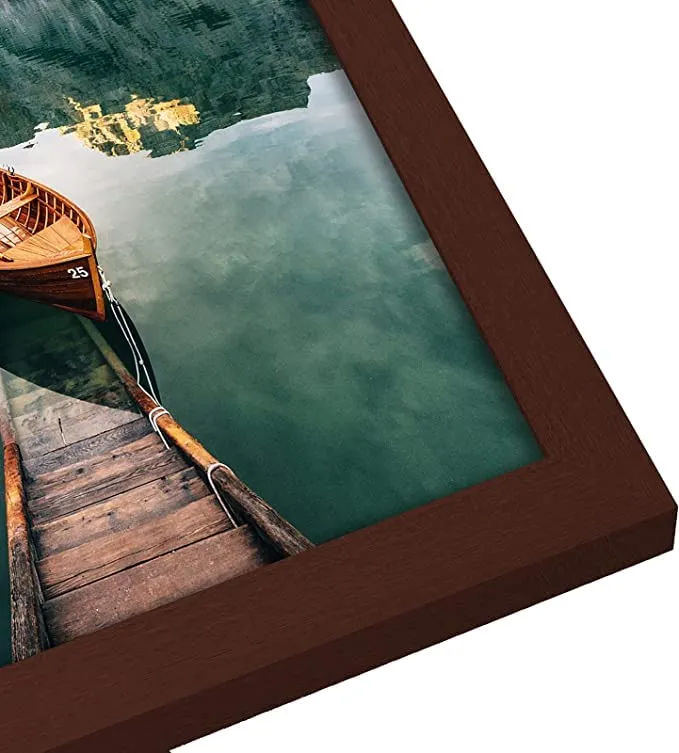AbhiKalpya Art Studio A3 Size Photo Frame For Document, Photo, Quote,Certificate Wall Hanging Picture Frame For Home and Office Wall Decoration,Size Medium 12x18 inch, Brown
