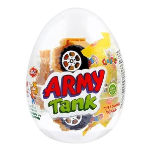 ARAS ARMY TANK SURPRISE EGG & CANDY 10GM