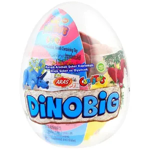 ARAS DINOBIG SURPRISE EGG&CANDY 20GM