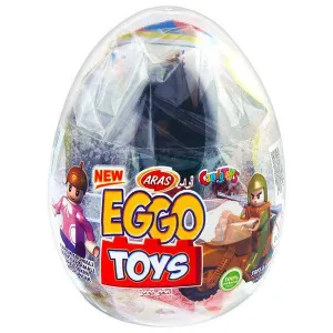 ARAS EGGO SURPRISE EGG & CANDY 10GM
