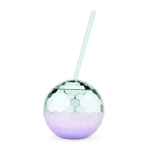 Assorted Ombre Disco Ball Drink Tumblers