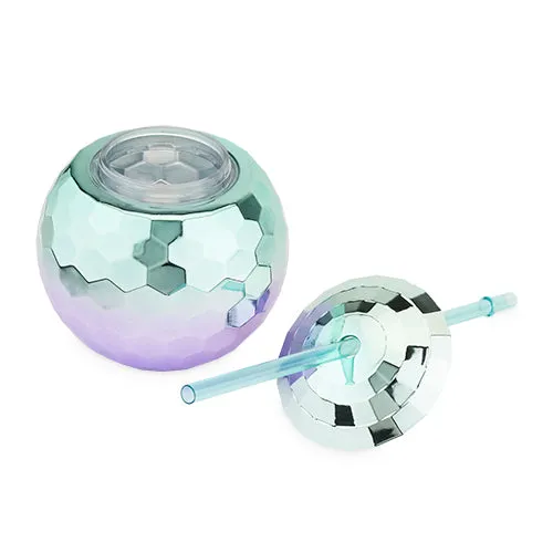 Assorted Ombre Disco Ball Drink Tumblers