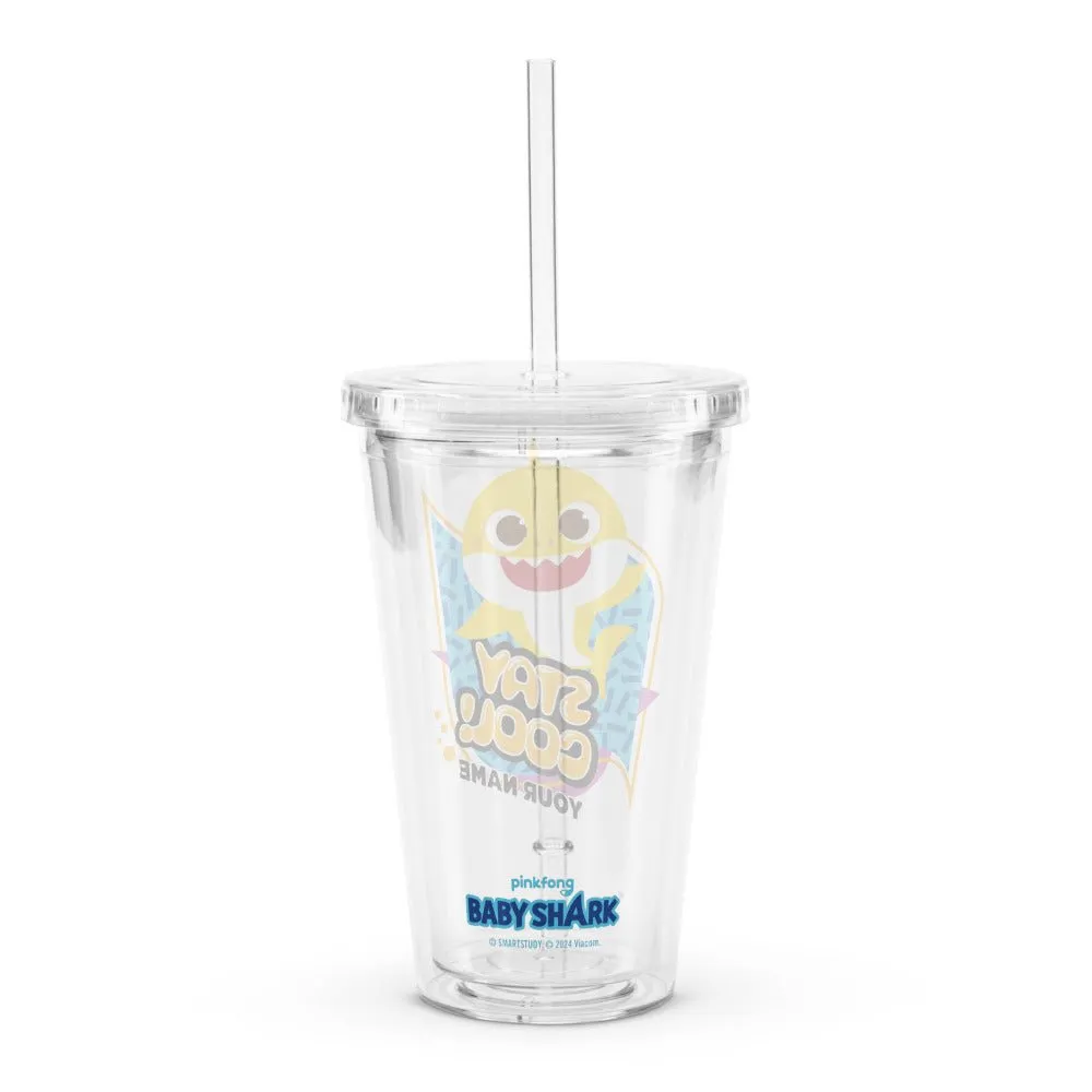 Baby Shark Stay Cool Clear Tumbler