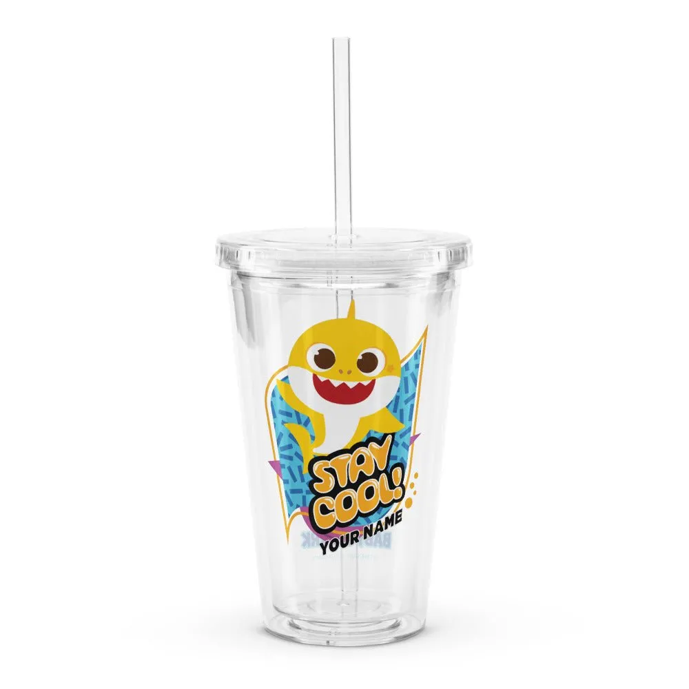 Baby Shark Stay Cool Clear Tumbler