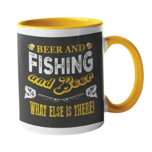 Beer and Fishing, what else is there?  fishing humour Mug