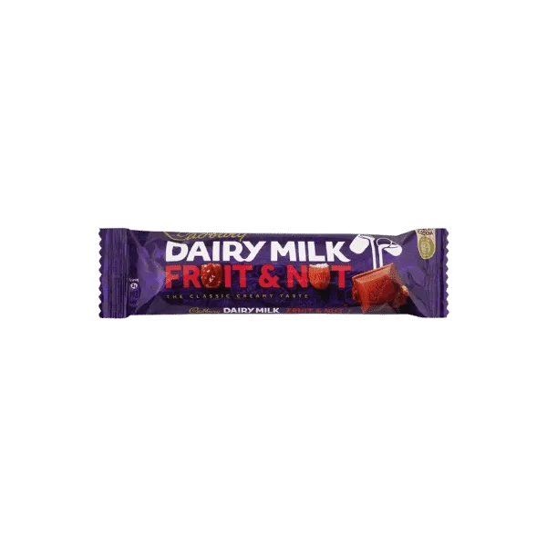 CADBURY DAIRY MILK FRUIT & NUT CHOCOLATE 38GM