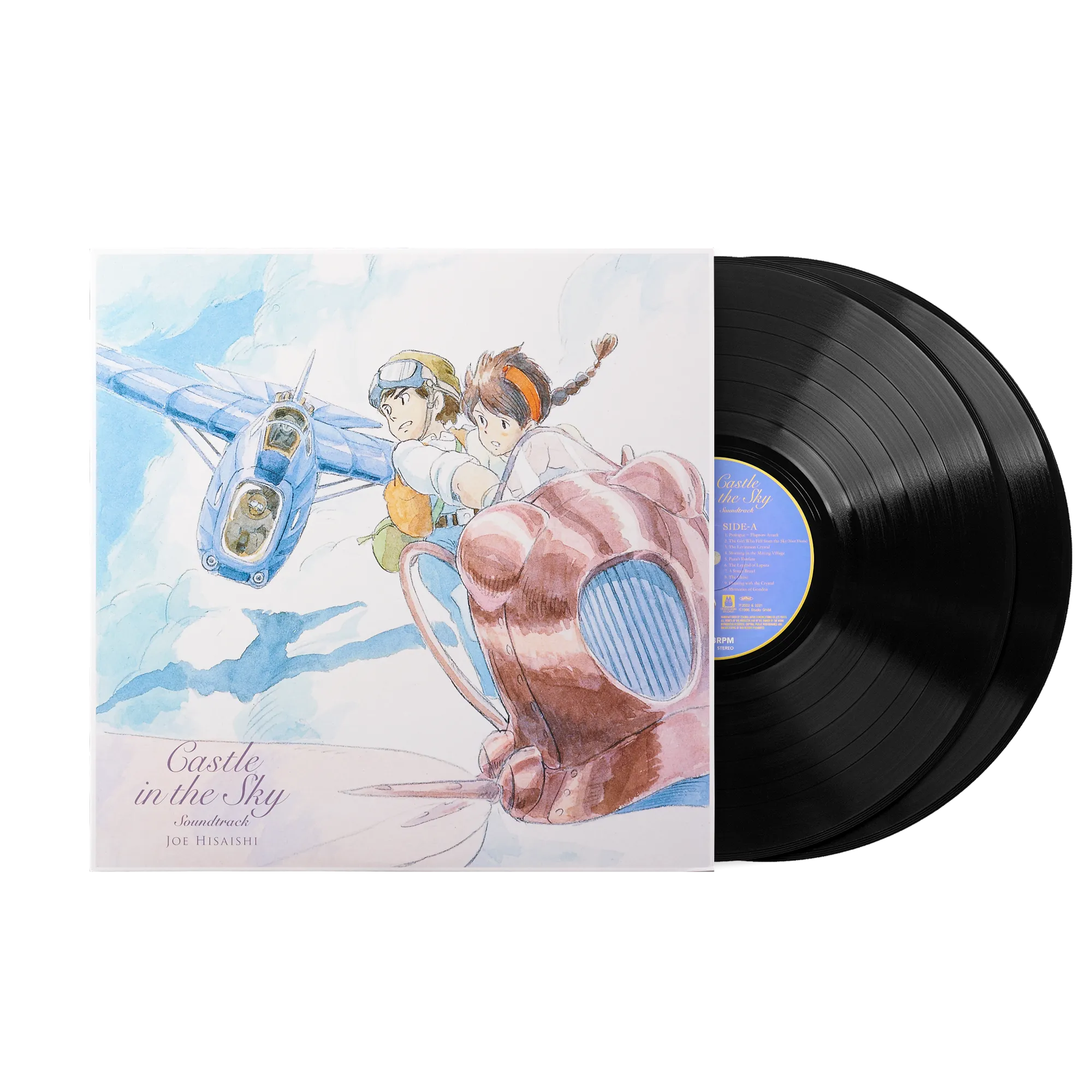 Castle in the Sky (Soundtrack) [Laputa in the Sky USA Version] - Joe Hisaishi (2xLP Vinyl Record)