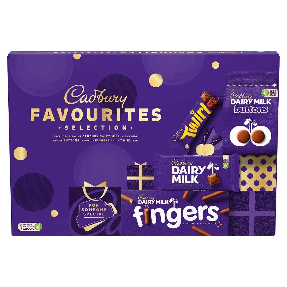 C'bury Cross-Cat Selection Box 370g
