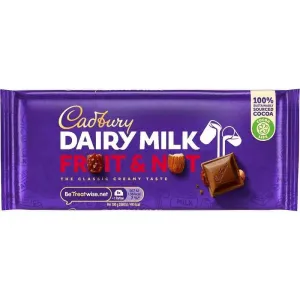 C'bury Dairy Milk Fruit & Nut 110g