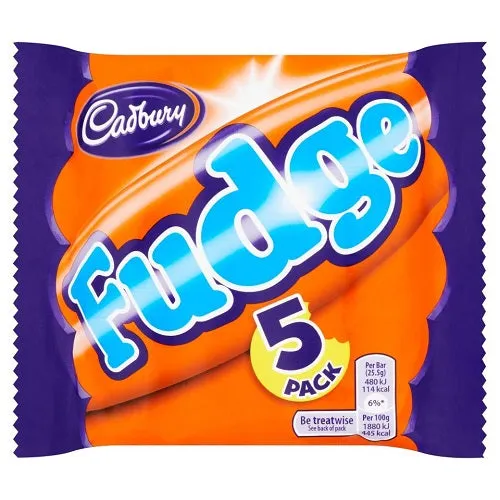 C'bury Fudge Bar 5pk