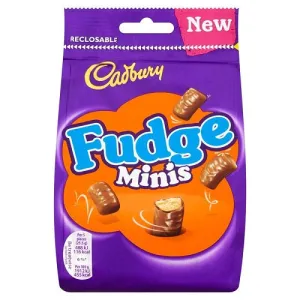 C'bury Fudge Minis Chocolate Bag 120g