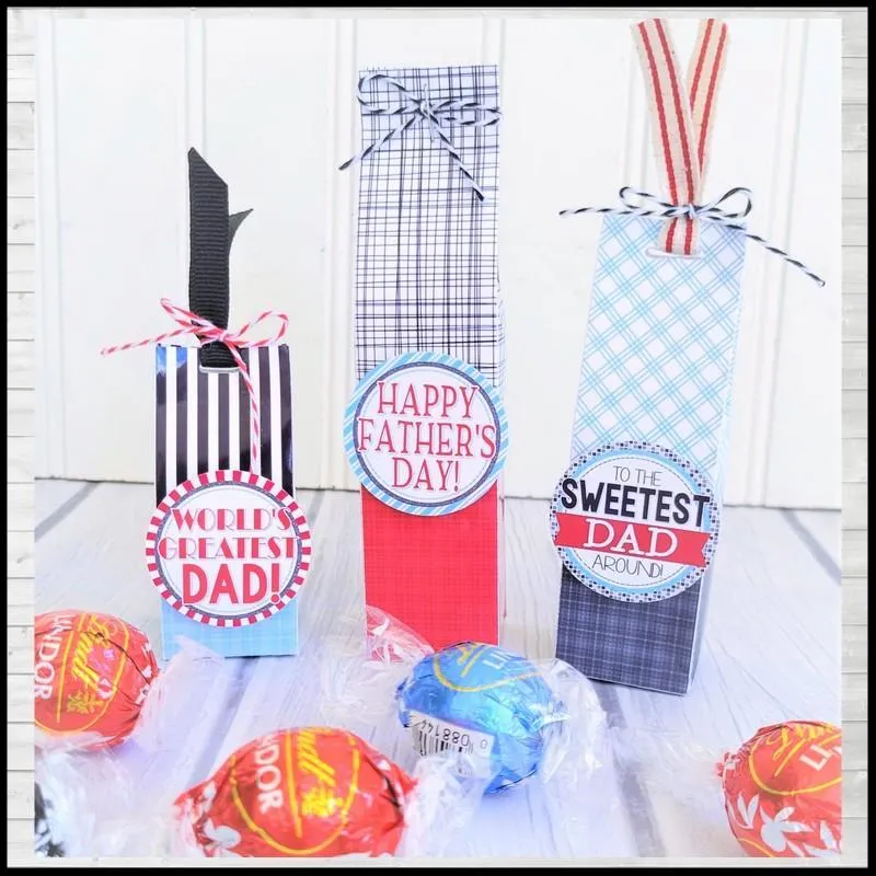 Chocolate Truffle Cartons & Tags {Father's Day} PRINTABLE