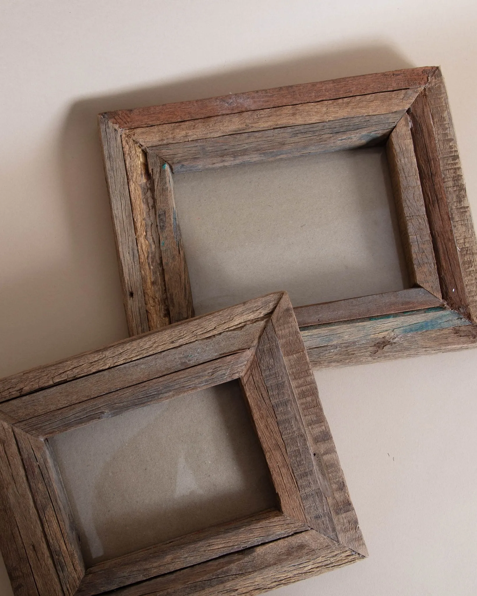 Chunky Wooden Photo Frames (Set of 2)