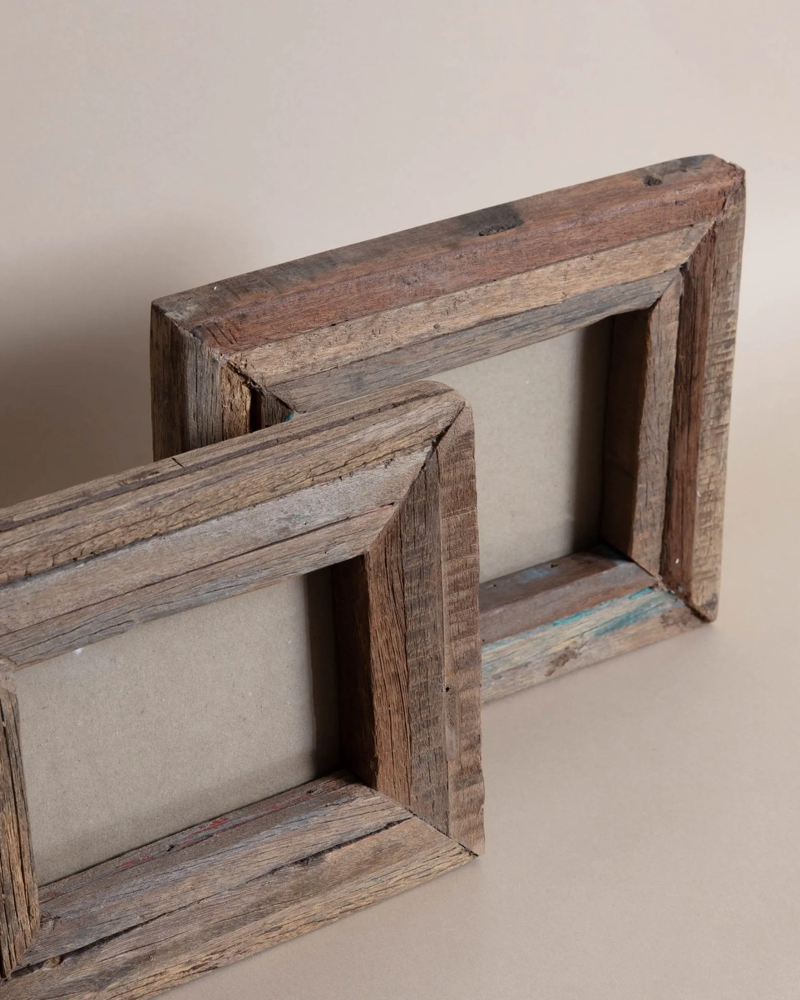 Chunky Wooden Photo Frames (Set of 2)