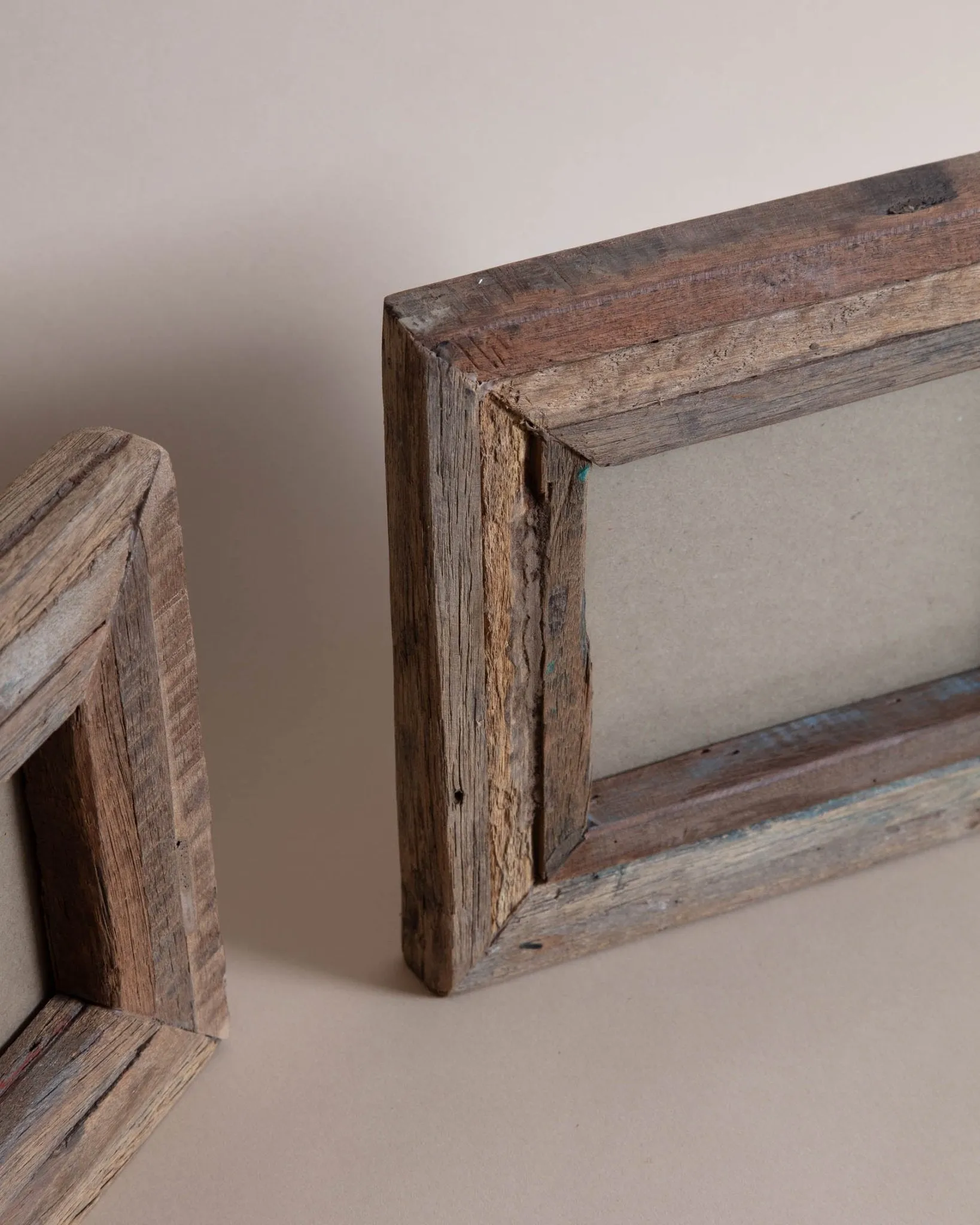 Chunky Wooden Photo Frames (Set of 2)