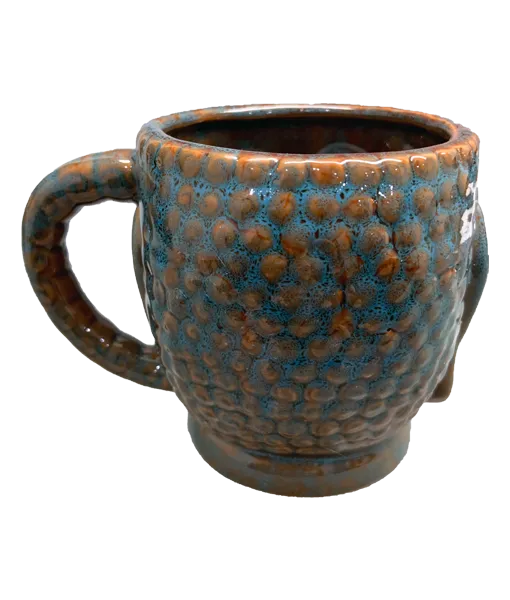 Cocoa's Coffee Gold & Zen Buddha Mug (handmade) Bundle