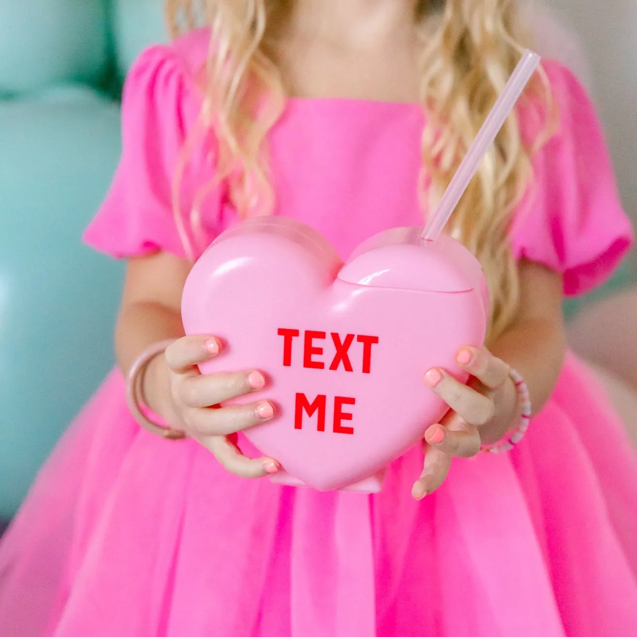 CONVERSATION HEART DRINK TUMBLERS