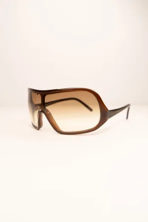 D&G Brown Mask Sunglasses