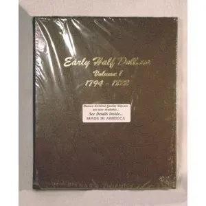 Dansco Album #6151 for Early Half Dollars 1794-1839