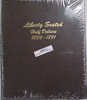 Dansco Album #6152 for Liberty Seated Half Dollars 1839-1891