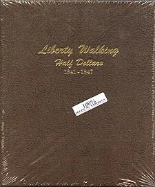 Dansco Album #7161 for Walking Liberty Half Dollars: 1941-1947