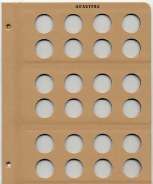 Dansco Album - Blank Page Quarters