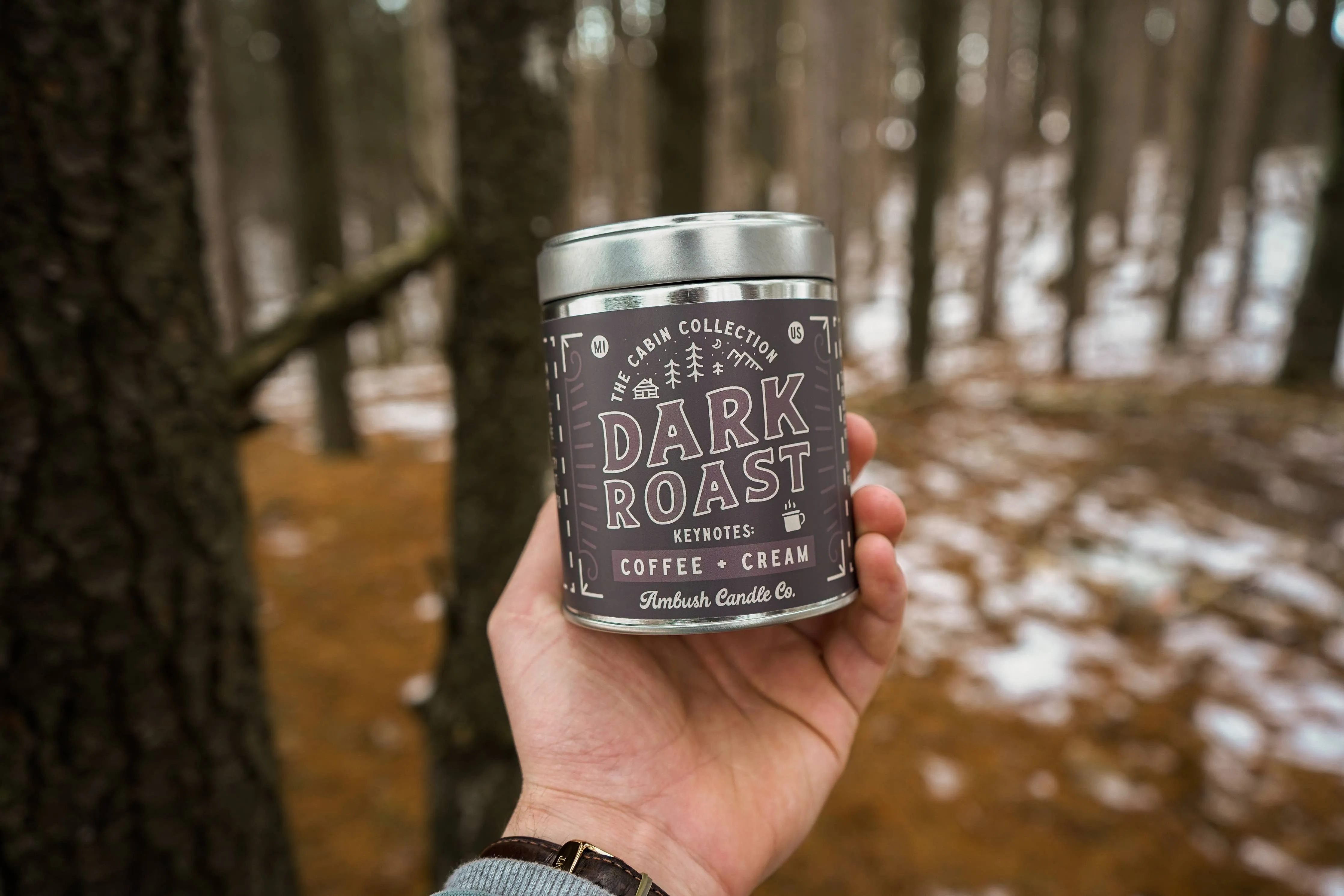 Dark Roast | Coffee   Cream 14oz Soy Candle
