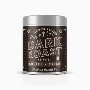 Dark Roast | Coffee   Cream 14oz Soy Candle