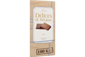 DELICES DE BELGIQUE CHOCOLATE  100G