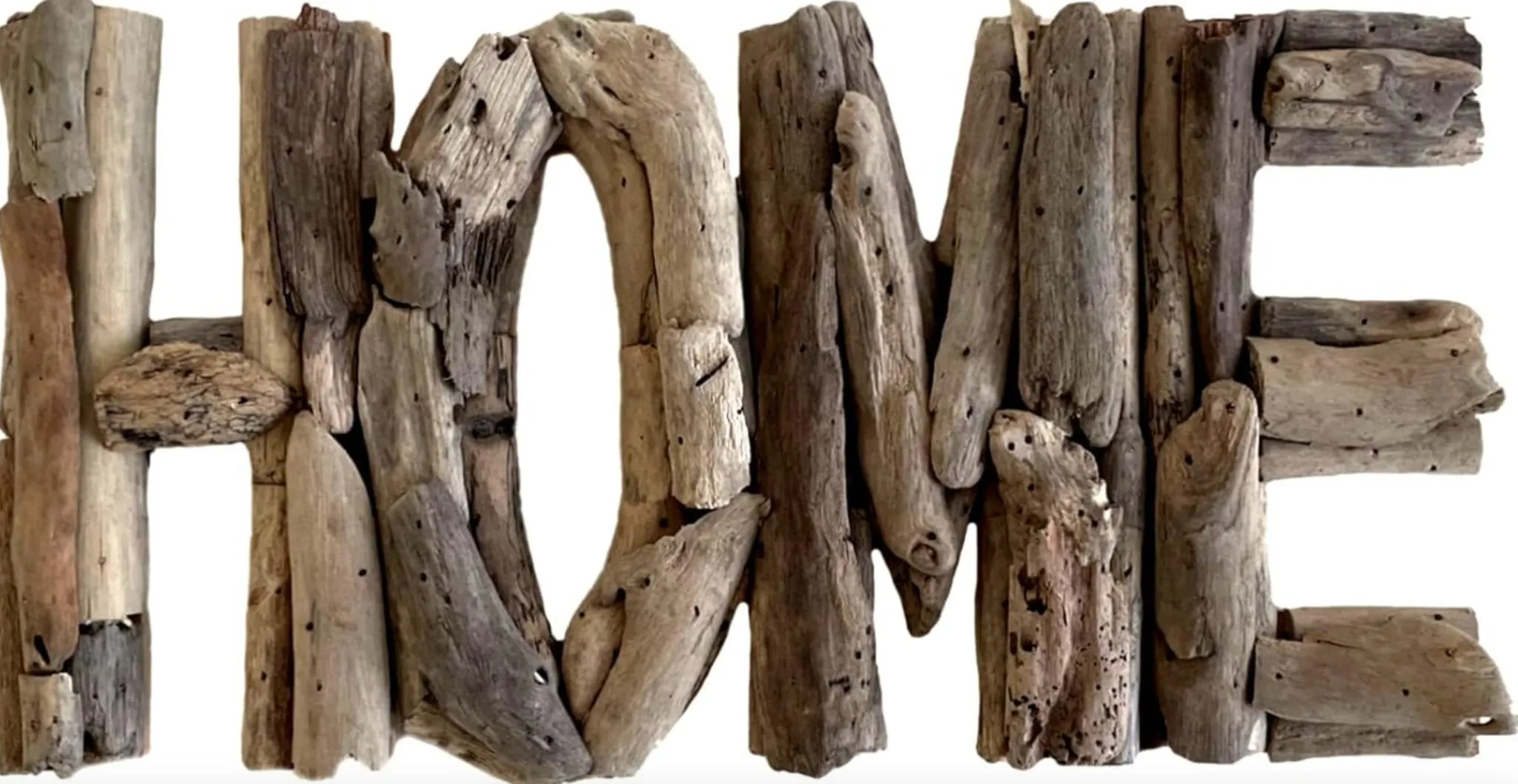 Driftwood HOME Wall Art