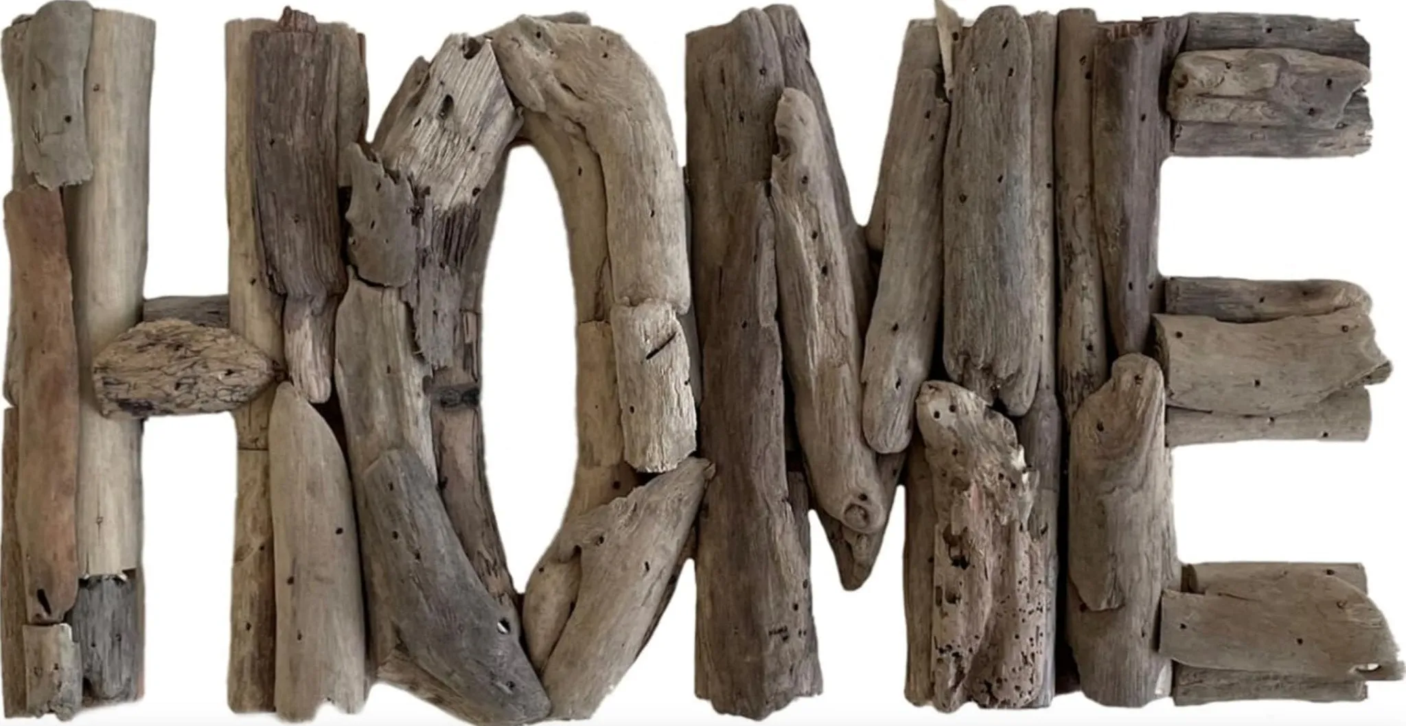 Driftwood HOME Wall Art