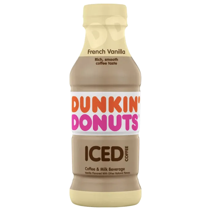 Dunkin' Donuts Iced Coffee, French Vanilla 13.7 fl