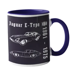 E Type Jaguar Classic Car Mug