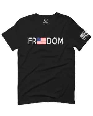 Freedom Grunt Proud American Flag Military Armour US USA For men T Shirt