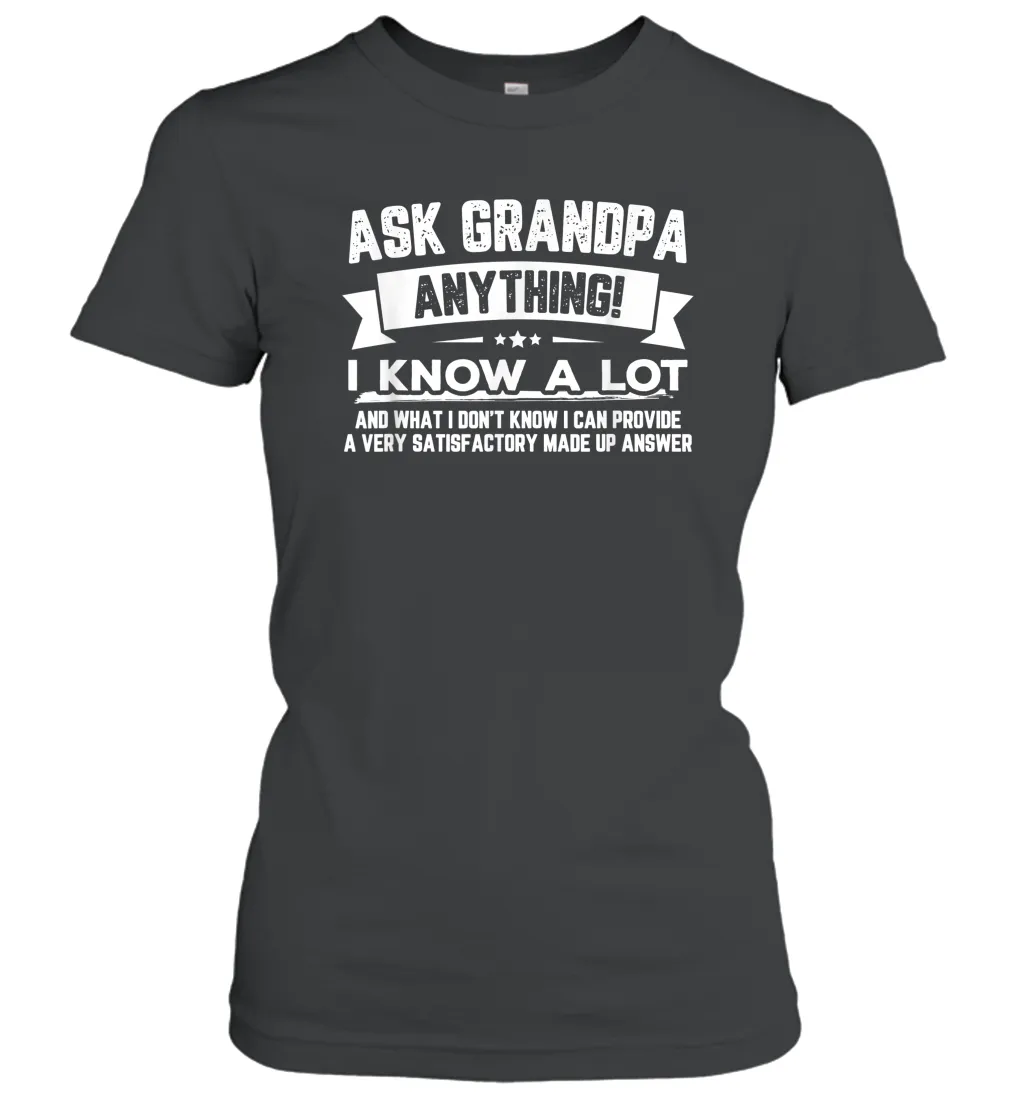 Funny Grandpa Gifts Shirts, Papa Partner In Crime Graphic Women Cotton T-Shirt