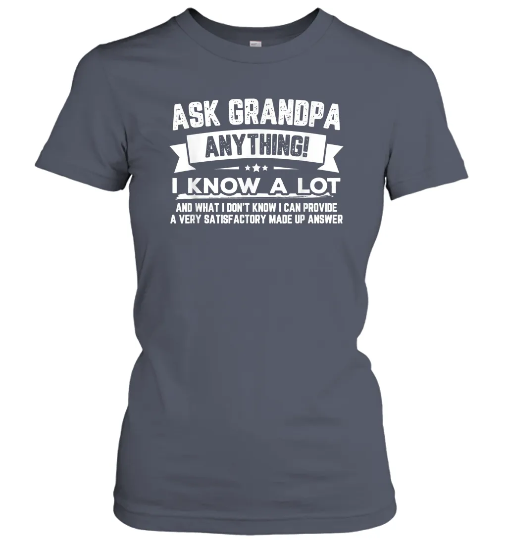 Funny Grandpa Gifts Shirts, Papa Partner In Crime Graphic Women Cotton T-Shirt
