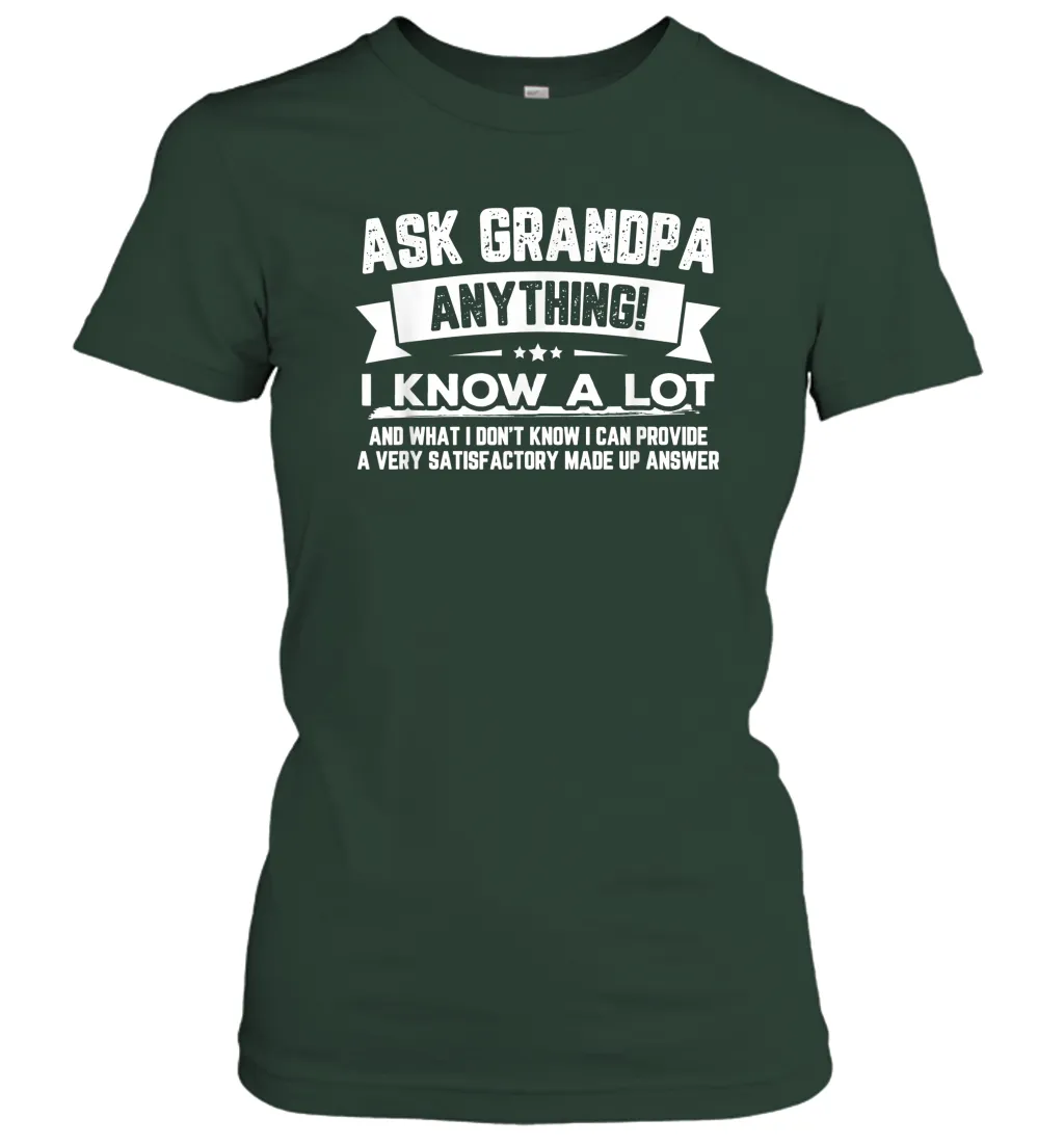Funny Grandpa Gifts Shirts, Papa Partner In Crime Graphic Women Cotton T-Shirt