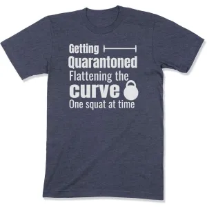 Getting Quarantoned - Funny Quarantine Gym Workout T Shirt For Exercise Fanatic During Social Distancing Men Women