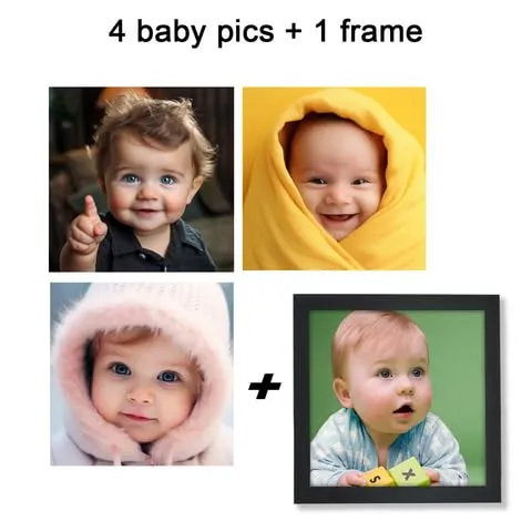 Giftcart Cute Baby Photo Frames Gift for Mom to be or for Pregnent Moms | Best Room Decor Cute Baby Frame Gift for Mothers to be (10x10 Frame)