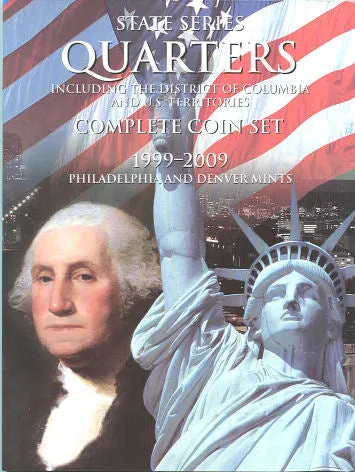 Harris Folder: State Quarters (120 openings) 1999-2009 #2841