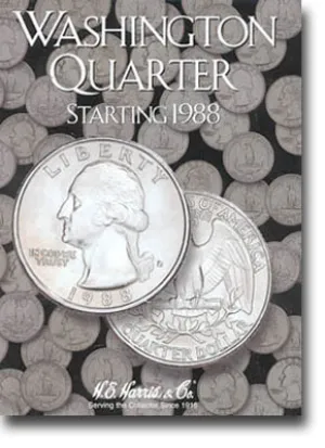 Harris Folder: Washington Quarters #4 1988-1998 #2691