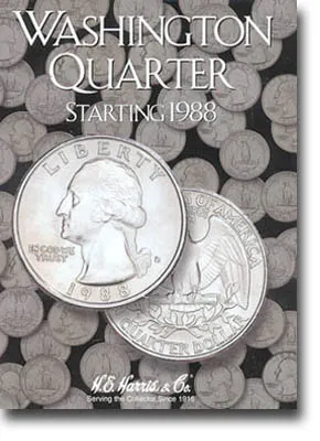 Harris Folder: Washington Quarters #4 1988-1998 #2691