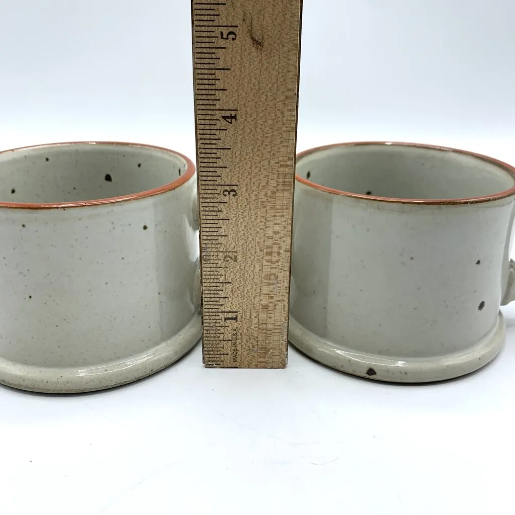 hge/Vintage DANSK BLT Ruststone Mugs Set of 2, Niels Refsgaard Design